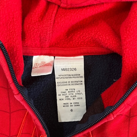 Spiderman Red Zip-Up Jacket - Picture 2 of 3